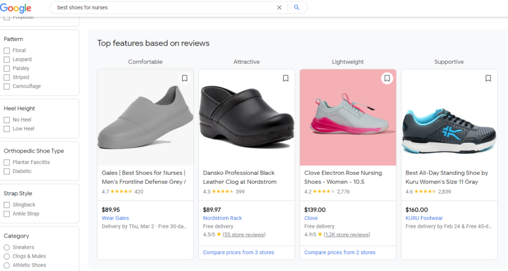 Google Shopping Tab Reviews